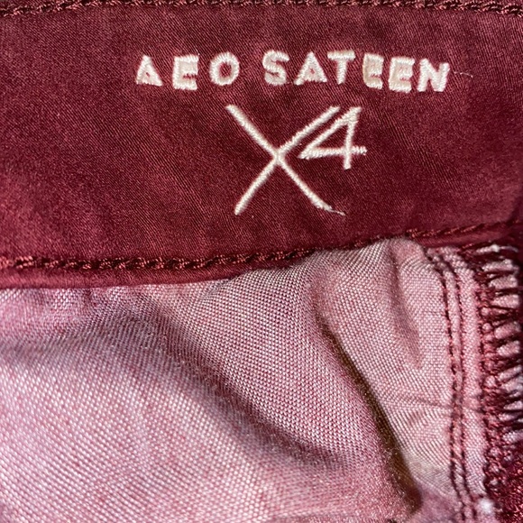 Maroon American Eagle Jeggings - Picture 6 of 6
